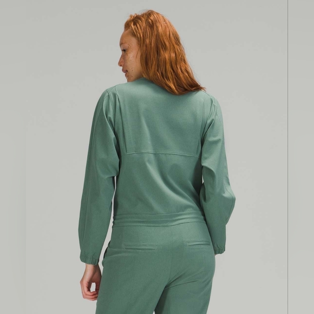 Lululemon Ventlight Zippered Jumpsuit Size 4 Color Tidewater Teal With Pockets - Picture 3 of 16